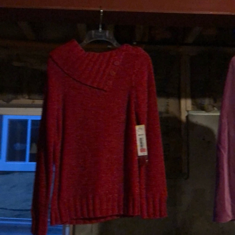 Red sweater